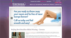Desktop Screenshot of carezzaspa.com